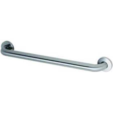 Bobrick 1.5 in. dia. Stainless Steel Straight Satin Grab Bar - 18 in. B-6806x18