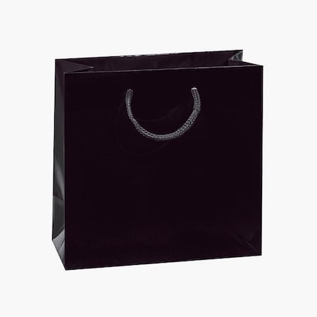 Nashville Wraps Black Matte Gift Bags, Filly 12x5x12, 100PK MTFBBK