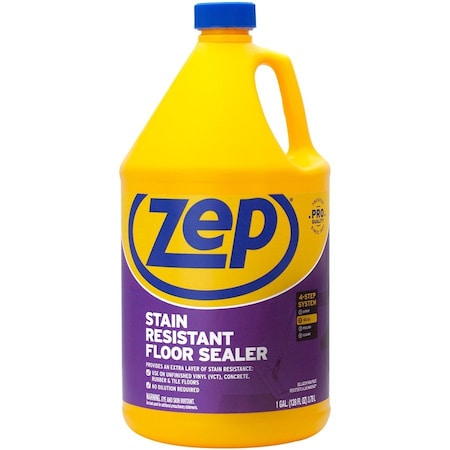 Zep Stain Resistant Floor Sealer, 1 gal., PK4 ZUFSLR128
