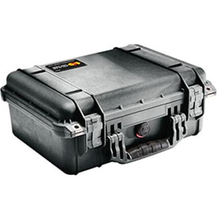 Pelican Products Watertight Medium Case with Foam, 14.69 x 13 x 6.81 in. - Black B2102321