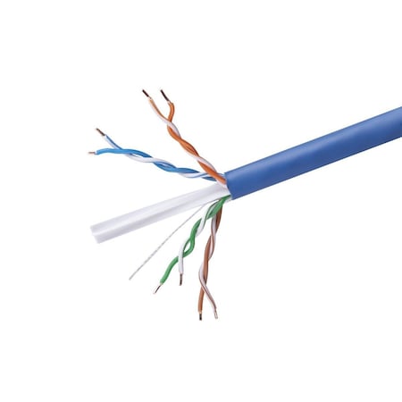 Monoprice Cat6 Ethernet Bulk Cable - Solid_ 550MHz_ UTP_ CMR_ Riser Rated_ Pure 41358