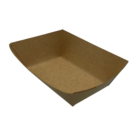 Nova 1/2lb Kraft Food Tray PFAS Free NFT50-K
