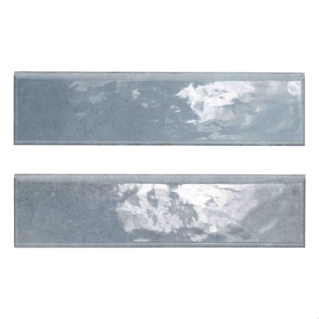 Msi Renzo Denim  3" X 12" Glossy Ceramic  Bullnose Wall Tile, PK22 ZOR-PT-TR-0208