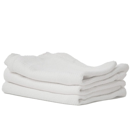 Supremeplus Full Size White Cleaning Towels - 20 in x 40 in, 10 lbs. Bag SP-3456