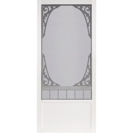 Screen Tight Springview 32'' Wx80'' Hx1'' Thick Wht Vinyl Screen Door SPR32