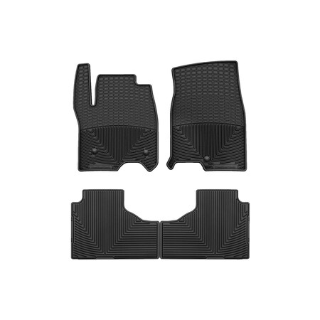 Weathertech Black, Front and Rear All Weather Floor Mats W568-W569
