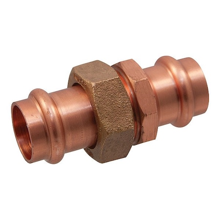 Nibco Crimp Fitting Union, 1/2 in Sz, 200 psi 9256400FPC