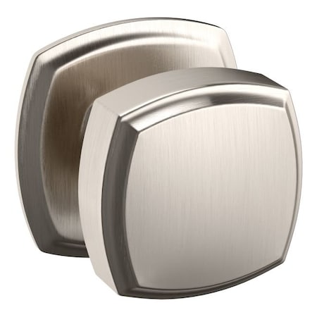 Baldwin Baldwin Preconfigured 5011 Knob with 5058 Rose Half Dummy Lock Lifetime Satin Nickel Finish - 5011056IDM