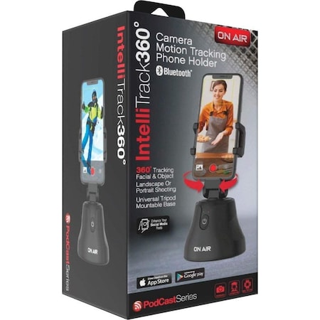 Tzumi Intellitrack 360 Degree Auto tracking of facial & object landscape or portrait shooting. 7704B