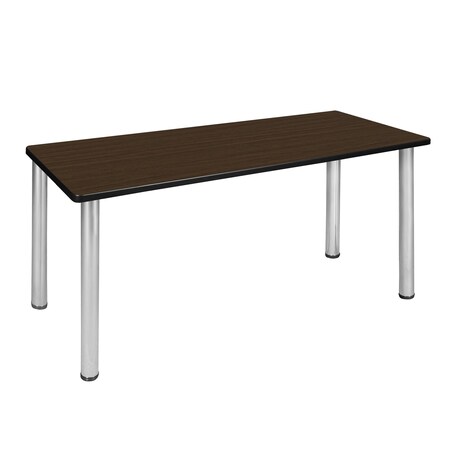 Regency Kee Training Seminar Table, 66 in W, 24 in L, Neo Walnut MT6624NWBPCM