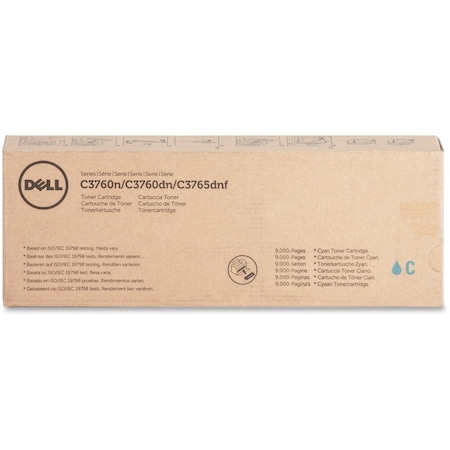 Dell Original Extra High Yield Laser Toner Cartridge - Cyan - 1 Each - 9000 Pages 1M4KP