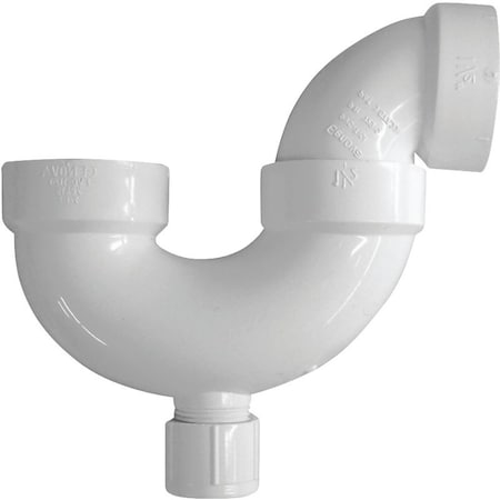 Genova B  K PTrap with Cleanout, 2 in, PVC, SCH 40 Schedule 193202A/05224H