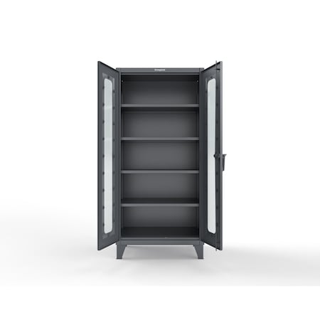 Strong Hold 12 GA Clearview Cabinet 4 Shelves - BF Lock 36-LD-244-BF