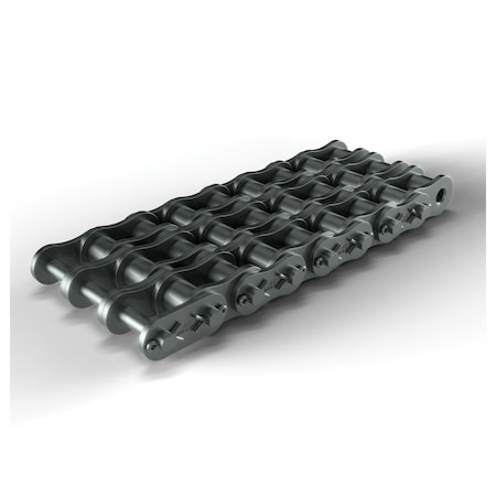 Hkk Chain Cottered Standard Roller chain, 10 ft OAL, 1-1/4 P, 3/4 Dia x 3/4 in W Roller, Alloy Steel RC100C3A