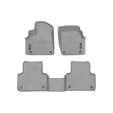 Weathertech Grey, Front and Rear Floorliners 4616451-4613542