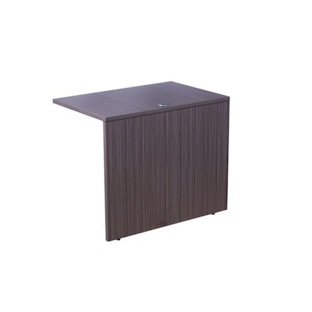 Boss Office Products 47" Reversible Bridge in Driftwood finish N170-DW