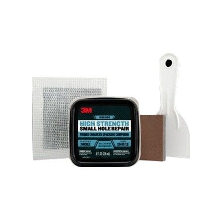3M Patch Plus Prime Wall Repair Kit, 8 oz, Tub, White SHR-KIT