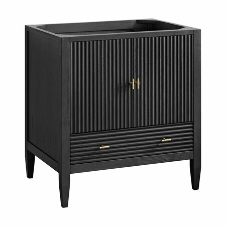 James Martin Vanities Myrrin 30" Single Vanity Cabinet, Carbon Oak 485-V30-CBO