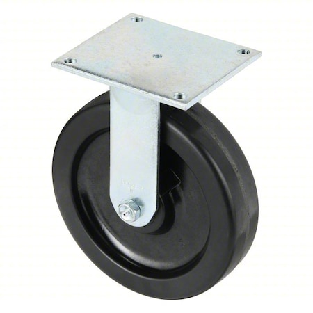 Zoro Select Plate Caster, Rigid, Phenolic, 9 1/2"H P21R-PH080R-15