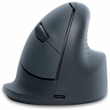 R-Go HE Basic Ergonomic Mouse, Medium Hand Size 165-185mm, Right Handed, Bluetooth, Grey RGOHEBAMRWL