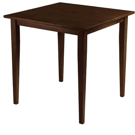 Winsome Groveland Square Dining Table in Antique Walnut 94035