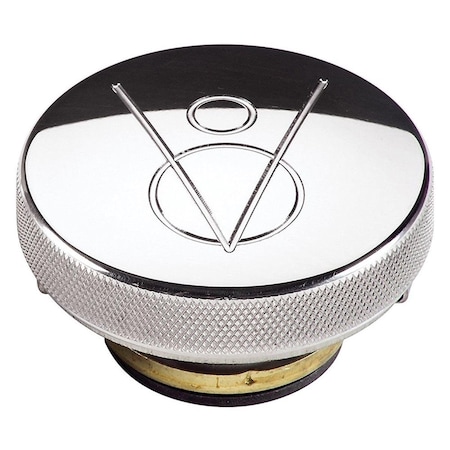 Active Athlete 75420 14 lbs Polished Radiator V8 Logo Cap AC3086479