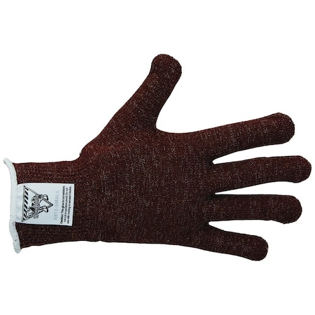 Workhorse Color-Coded Cut-Resistant Hand Protection Gloves, FDA-Compliant, A8, 13 Gauge WH A513-BRN-SML