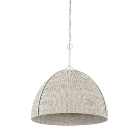 Hudson Valley Lighting Woodlawn 28.5 in. Pendant in White Plaster 1728-WP