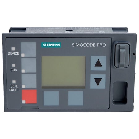 Siemens Operator panel with display for SIMOCODE pro V installation in control 3UF7210-1AA01-0