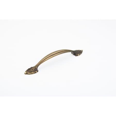 Schaub 6in Center to Center Corinthian Cabinet Pull Redington Brass Finish 8716-RB