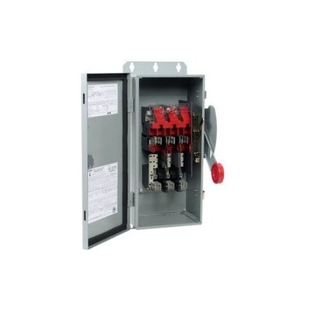 Eaton Heavy Duty Safety Switches DH 3P 60A 600V 50/60Hz 3Ph EA NEMA 12 DH362FDK