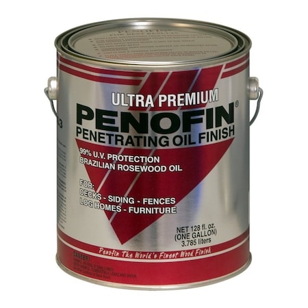 Penofin Red Label Series Ultra-Premium Stain, Transparent, Hickory, Liquid, 1 gal Can F5MHIGA