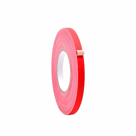 Wod Tape GTC12 Gaffer Tape Low Gloss Finish Film 1/2 in. X 60 ft. Red, 96PK WOD GTC12-00500-96-60-RED