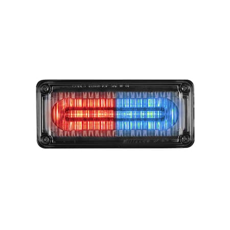Code 3 LED Prizmii, Prmtr Light, Red/Blue, 3"X7" 3712CRB-75
