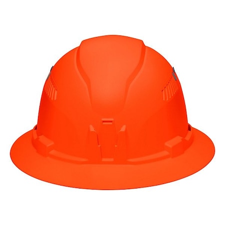 Klein Tools Hard Hat, Full Brim, Fluorescent Orange 60931