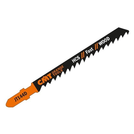 Cmt JIG SAW BLADES WOOD/COARSE STRAIGHT (HCS) 4inx 6TPI (25-PCS.) JT144D-25