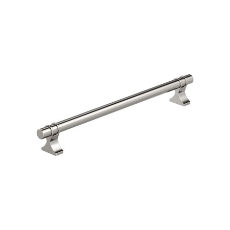 Amerock Davenport 8-13/16 inch 224mm Center-to-Center Polished Nickel Cabinet Pull BP36619PN
