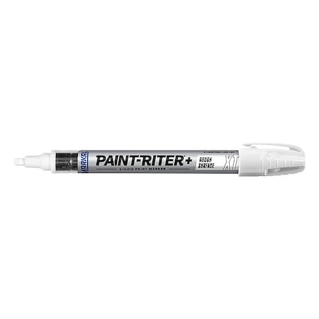 Markal Paint Marker, Medium Tip, White Color Family, Paint 97250