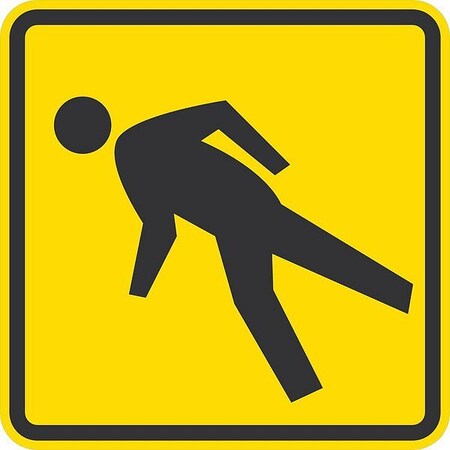 Lyle W11-2, Pedestrian Advance Symbol G-6525-DG_18x18