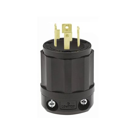 Leviton Industrial Grade Plug 30 Amp, 250 Volt 3-Phase 2721-B