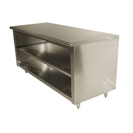 Advance Tabco Flat Top Enclosed Base Table EEB-SS-244M