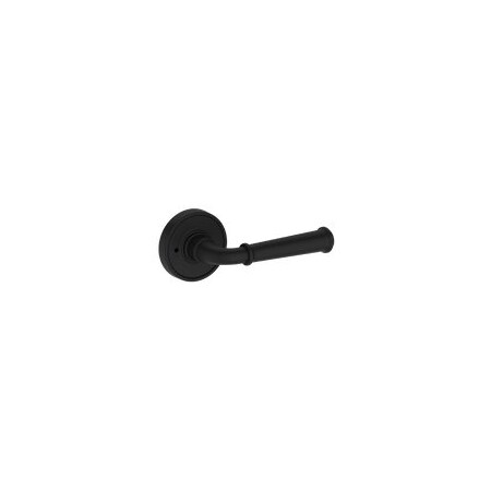 Baldwin Residential Door Levers Privacy Right Hand Satin Black PVDUNRRR190