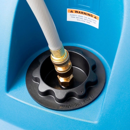 Global Industrial Water-fill Cap with Auto Shut-off and Quick-Connect Fitting 641910