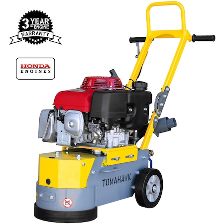 Tomahawk Power 10in Honda Concrete Floor Grinder 10HP GXV390 Motor for Smoothing, Floor Prep, Coatings TGDR10H