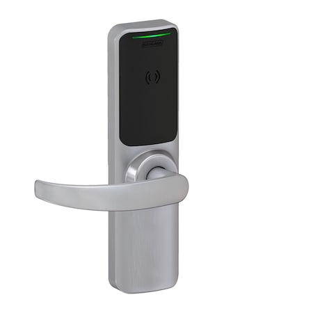 Schlage Electronics Schlage Electronic XE360 Series Wireless Exit Trim with Wide Escutcheon for Falcon 25 Rim XE360EW25ROFISMP6NEP626