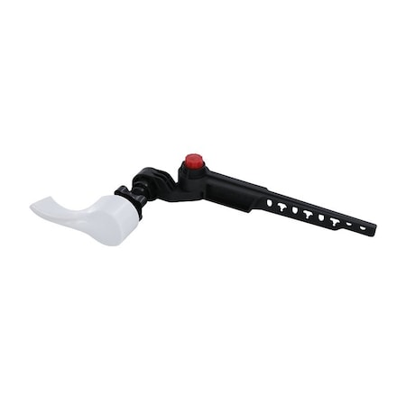 Danco Lever Replacement Handle, Angled, Front, Side Mounting, 9-3/4 in L Flush Arm 12064