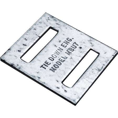 Tie Down Engineering Strap Buckle, Steel, Galvanized 59140A