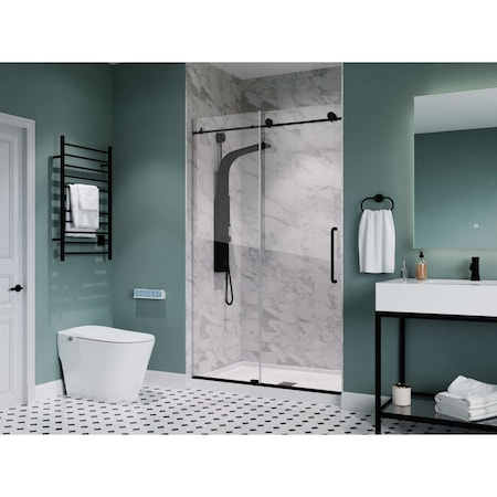 Anzzi Alexander 48 in. L x 32 in. W Alcove Shower Pan Base w/ Center Drain in Glossy White Marine Acrylic SB-AZ103C