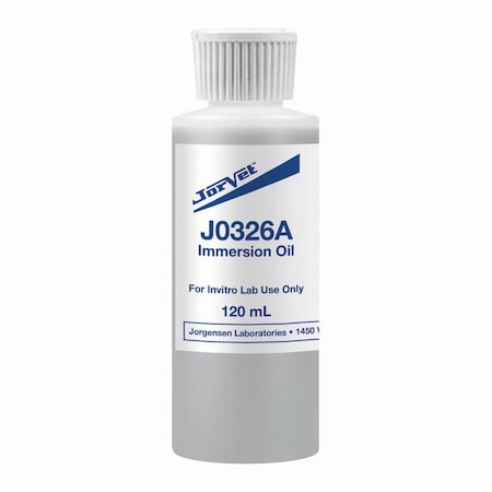 Jorgensen Laboratories Immersion Oil, 120mL J0326A