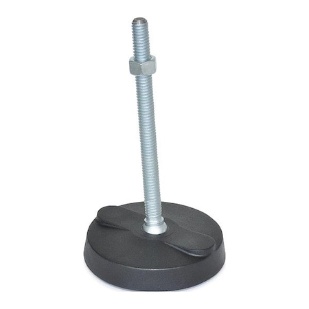 J.W. Winco Male-End Leveling Mount, 193 mm H 12N6WP4